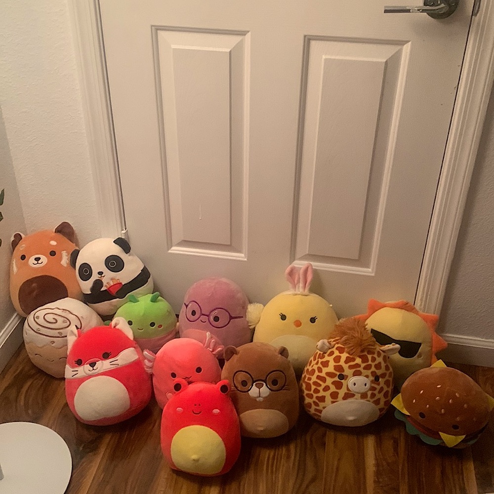 Squishmallow lot 5inch, 4.5 inch and 8inch